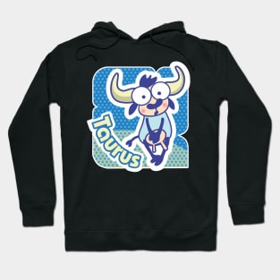 Taurus Colorful Zodiac Sign Cartoon April May Birthday Hoodie